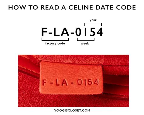 celine edge bag serial number|authentic celine bag code.